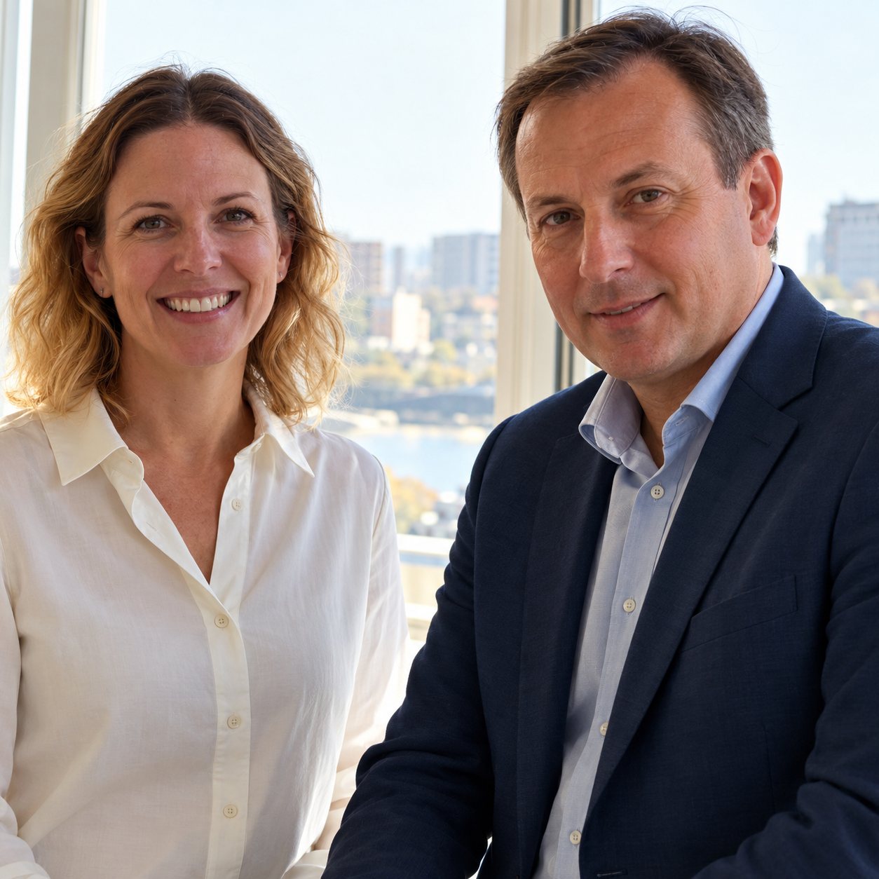 Deux avocats du cabinet Ligera Avocats, partenaires du réseau